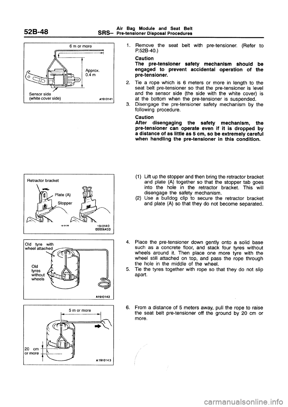 MITSUBISHI GALANT 1997 8.G Workshop Manual 