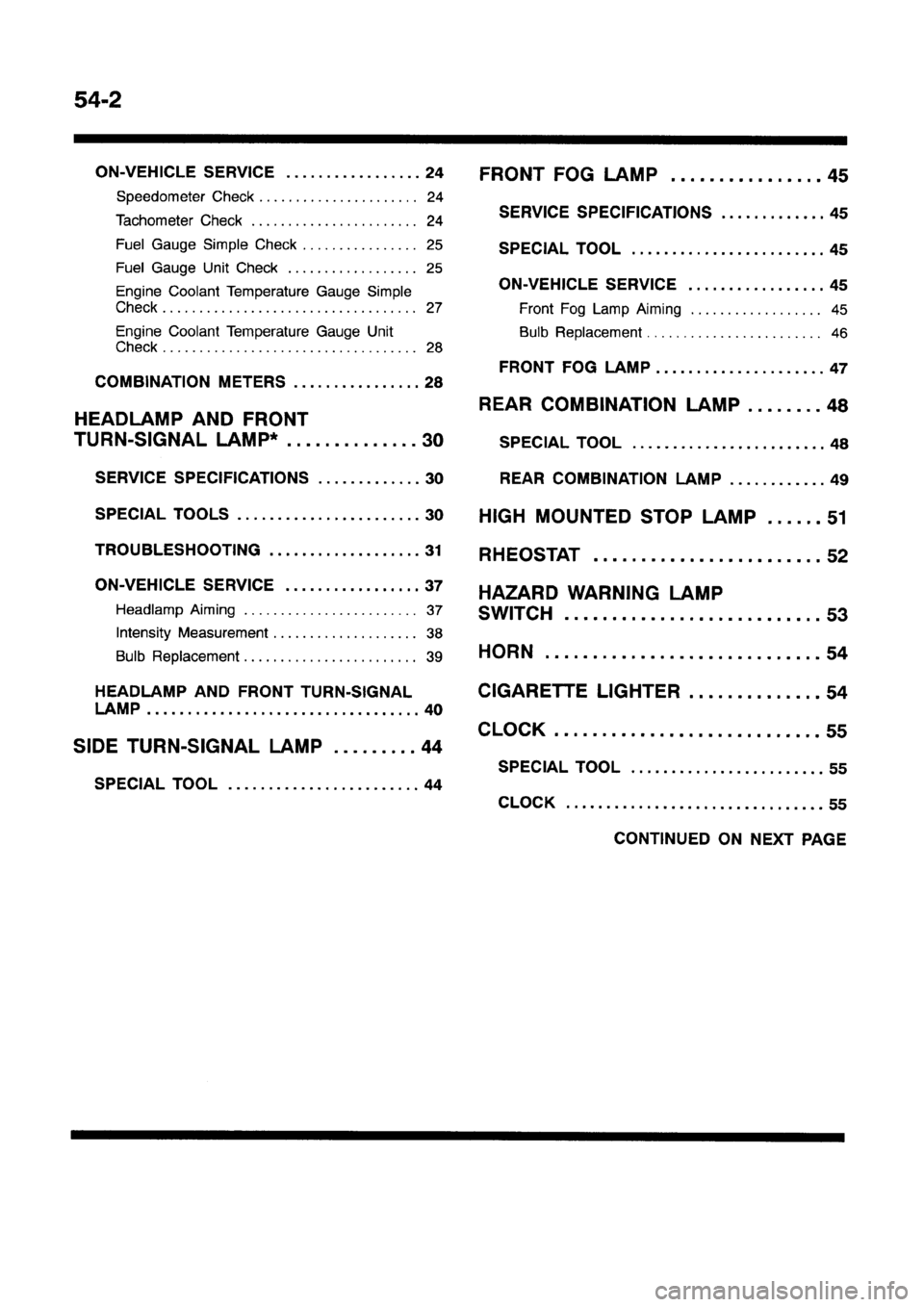 MITSUBISHI GALANT 1997 8.G Workshop Manual 