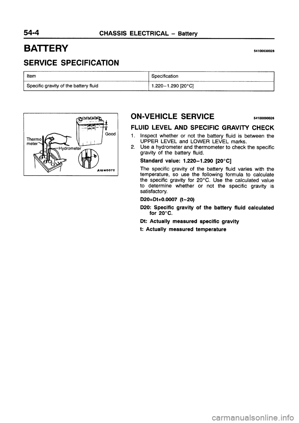 MITSUBISHI GALANT 1997 8.G Workshop Manual 