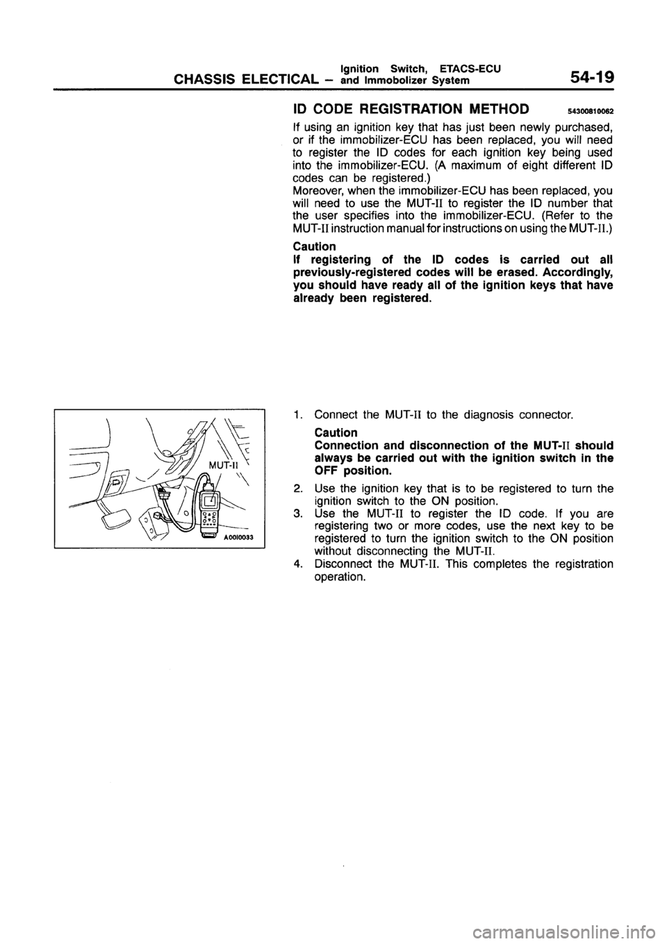 MITSUBISHI GALANT 1997 8.G Workshop Manual 
