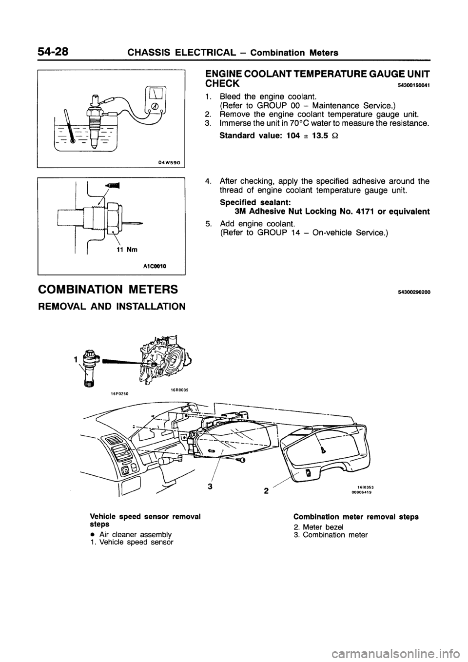 MITSUBISHI GALANT 1997 8.G Workshop Manual 