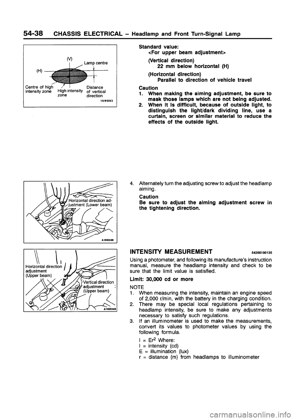 MITSUBISHI GALANT 1997 8.G Workshop Manual 