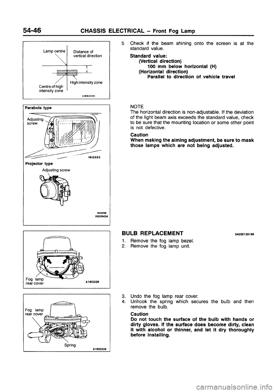 MITSUBISHI GALANT 1997 8.G Workshop Manual 