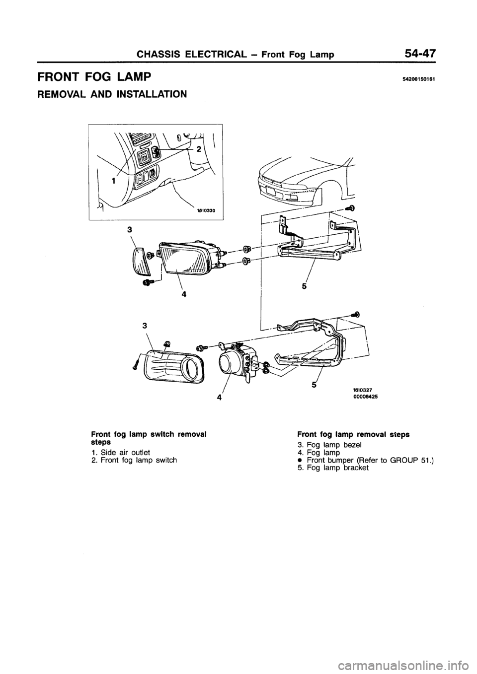 MITSUBISHI GALANT 1997 8.G Workshop Manual 