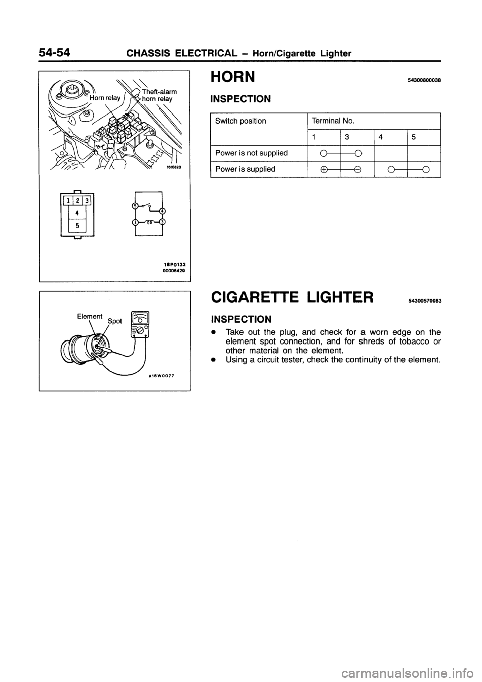 MITSUBISHI GALANT 1997 8.G Workshop Manual 