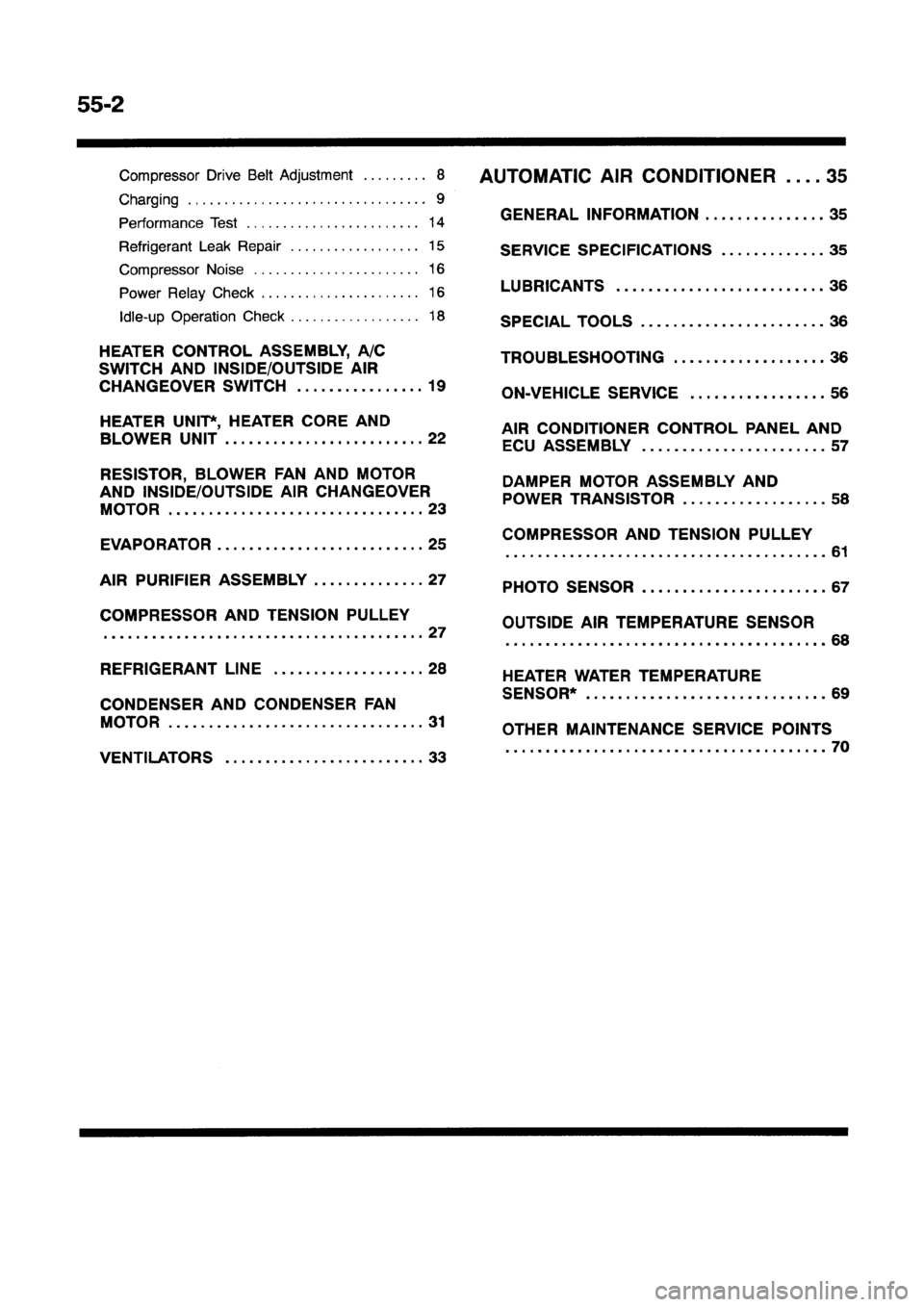 MITSUBISHI GALANT 1997 8.G Workshop Manual 
