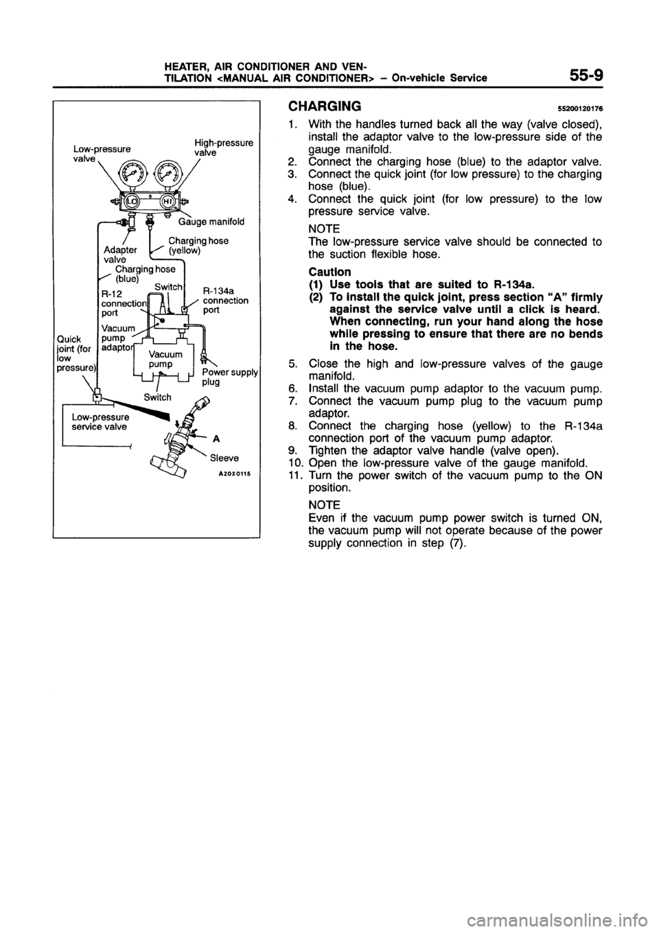 MITSUBISHI GALANT 1997 8.G Workshop Manual 