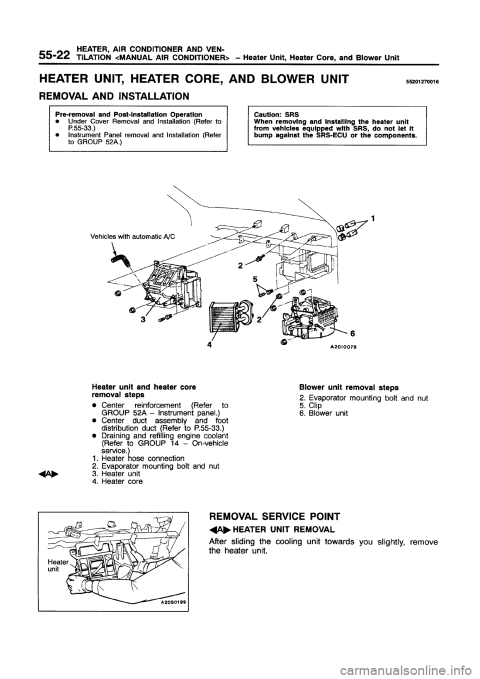 MITSUBISHI GALANT 1997 8.G Workshop Manual 