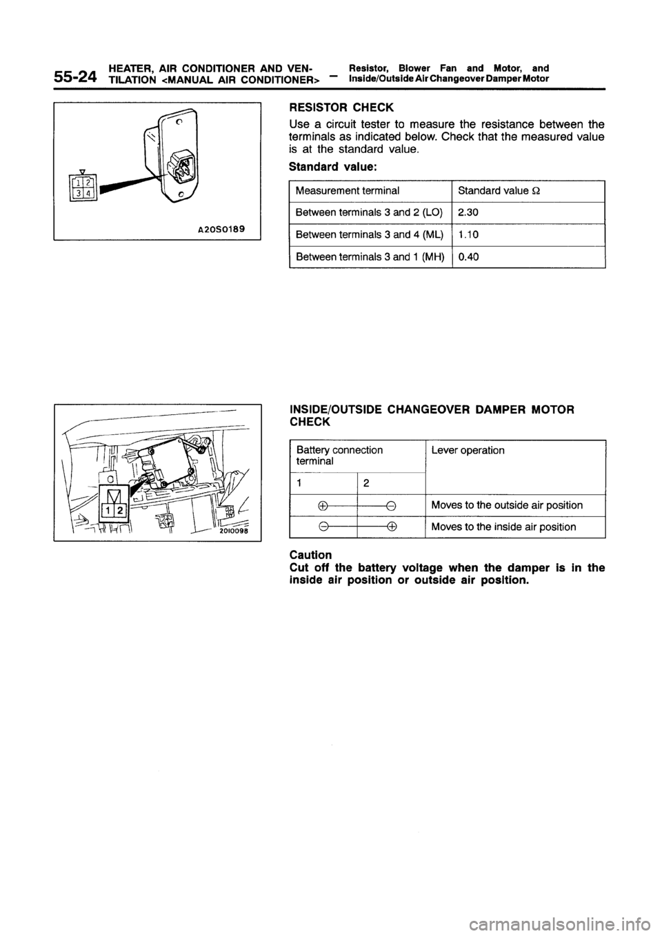 MITSUBISHI GALANT 1997 8.G Workshop Manual 