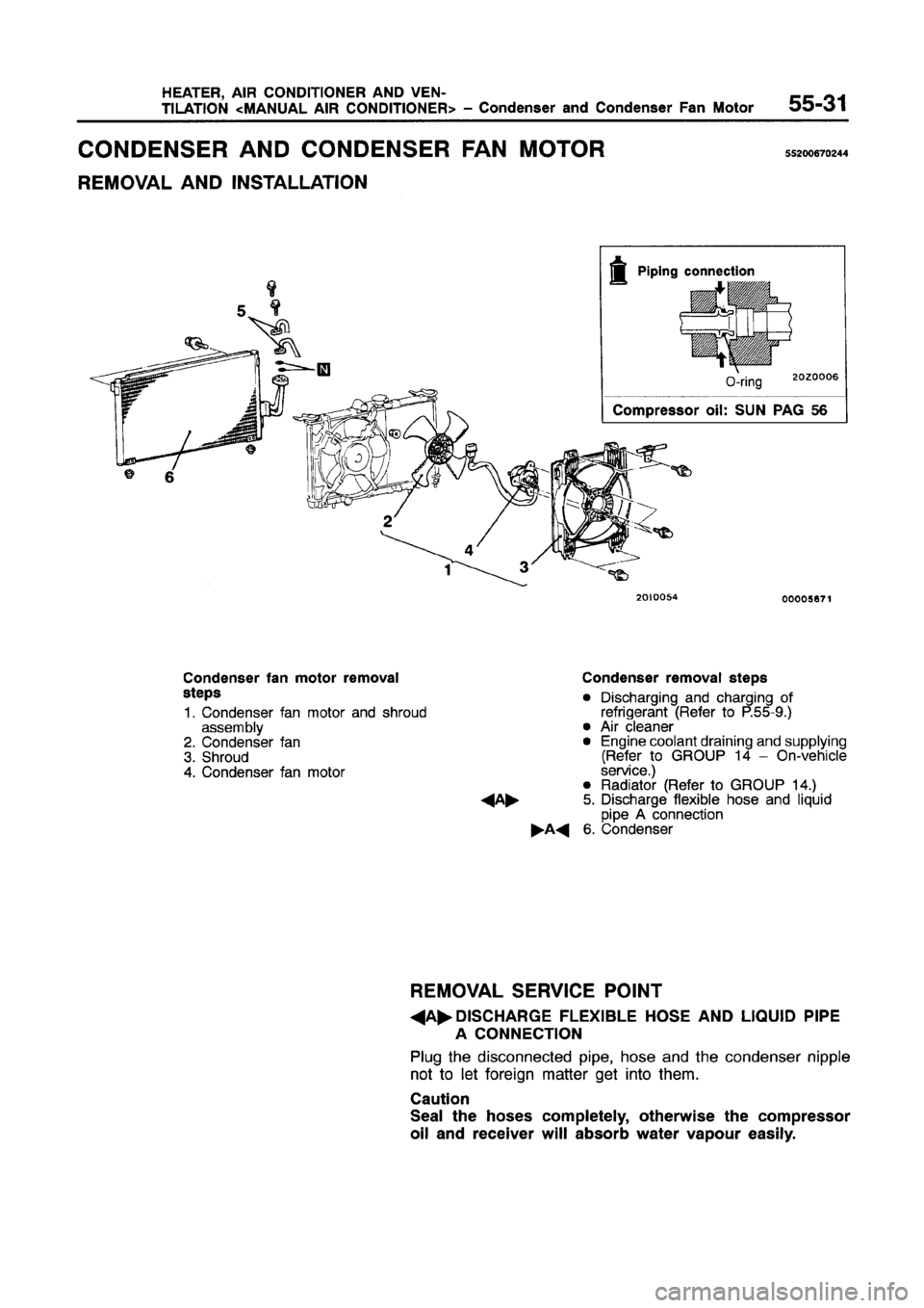 MITSUBISHI GALANT 1997 8.G Workshop Manual 