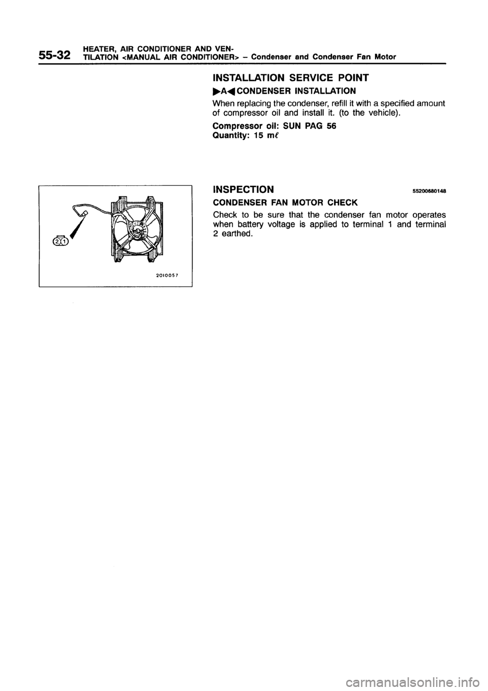 MITSUBISHI GALANT 1997 8.G Workshop Manual 