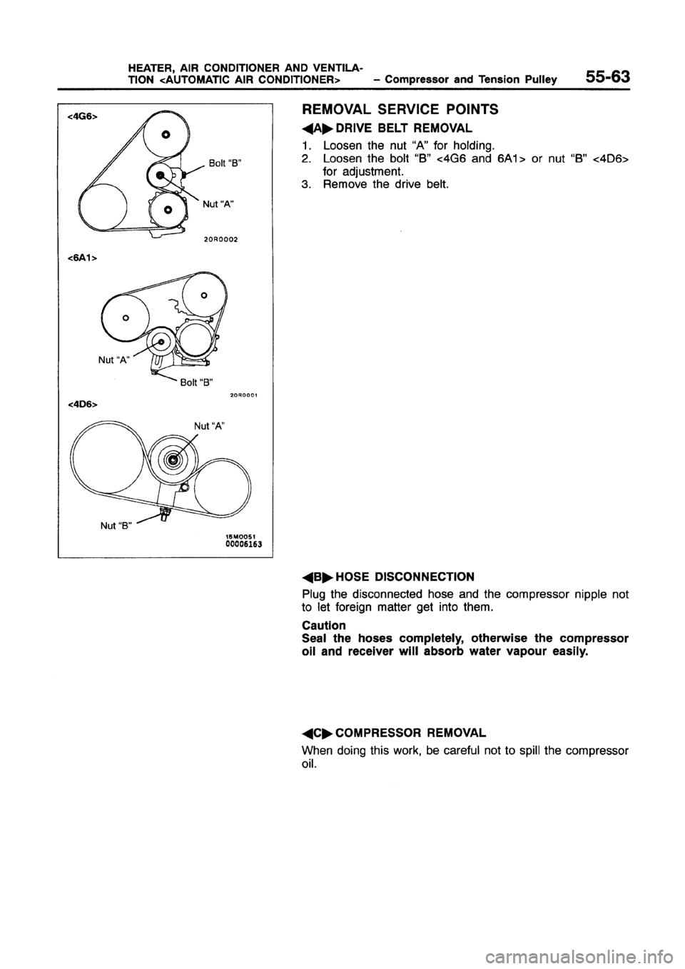MITSUBISHI GALANT 1997 8.G Workshop Manual 