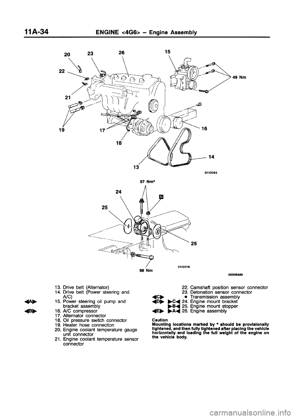 MITSUBISHI GALANT 1997 8.G Workshop Manual 