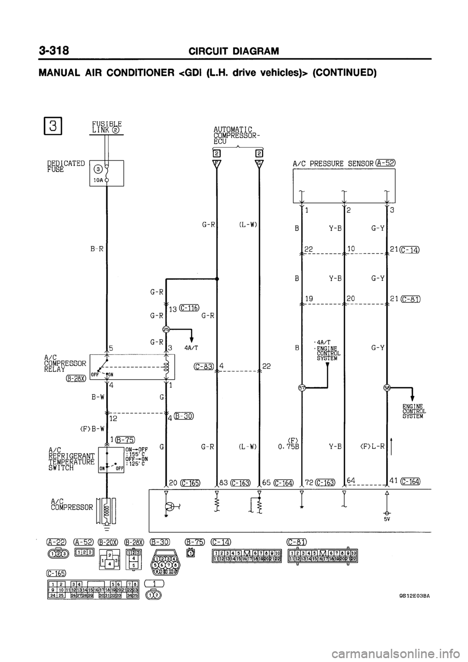 MITSUBISHI GALANT 1999 8.G Electrical Wiring Diagram Workshop Manual 