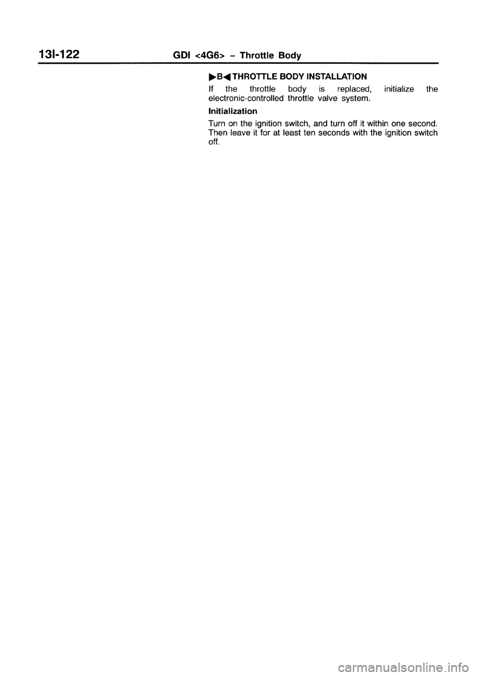 MITSUBISHI GALANT 1999 8.G Workshop Manual 