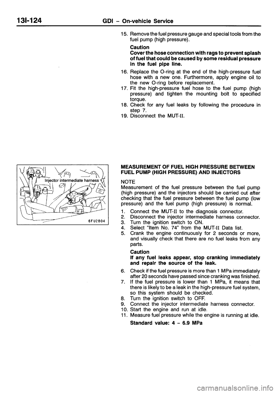 MITSUBISHI GALANT 2001 8.G Workshop Manual 