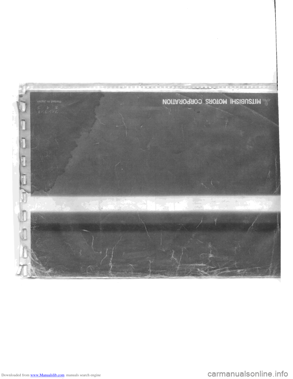 MITSUBISHI PAJERO 1996 2.G Owners Manual Downloaded from www.Manualslib.com manuals search engine          