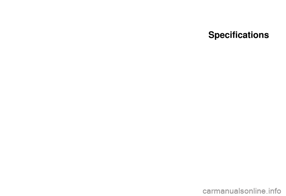 KIA Sephia 2001 1.G Owners Manual Specifications   
