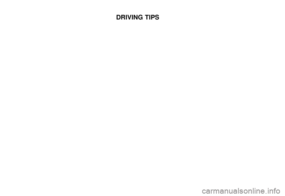 KIA Rio 2003 1.G Owners Manual DRIVING TIPS   