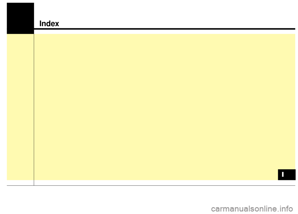 KIA Soul EV 2015 2.G Owners Manual Index
I 