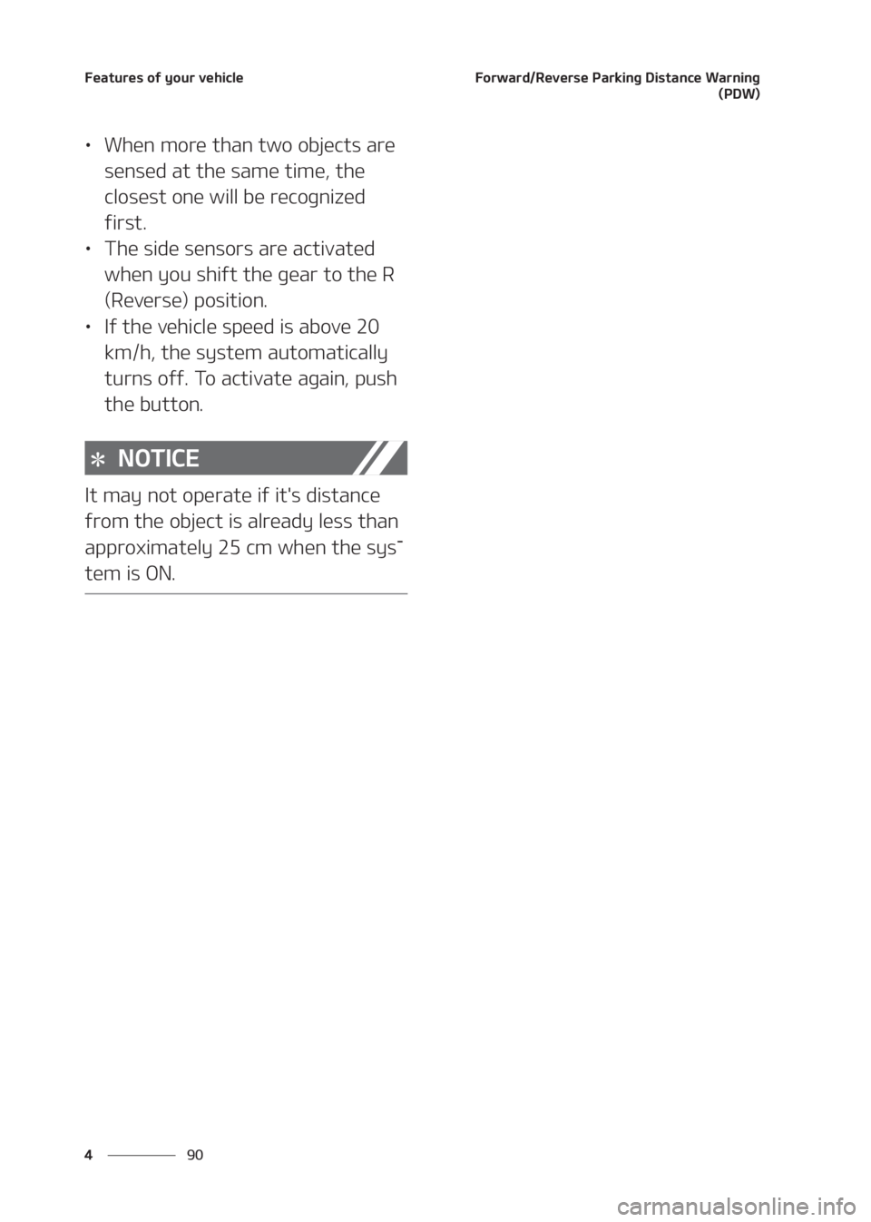 KIA SELTOS 2020  Owners Manual ��F�B�U�V�S�F�T��P�G��Z�P�V�S��W�F�I�J�D�M�F
�� �
��P�S�X�B�S�E��3�F�W�F�S�T�F��1�B�S�L�J�O�H��%�J�T�U�B�O�D�F��8�B�S�O�J�O�H
�	�1�%�8�

LÜ�8�I�F�O��N�P�S�F��U�I�B�O��U�X�P��P�C�K�F�D
