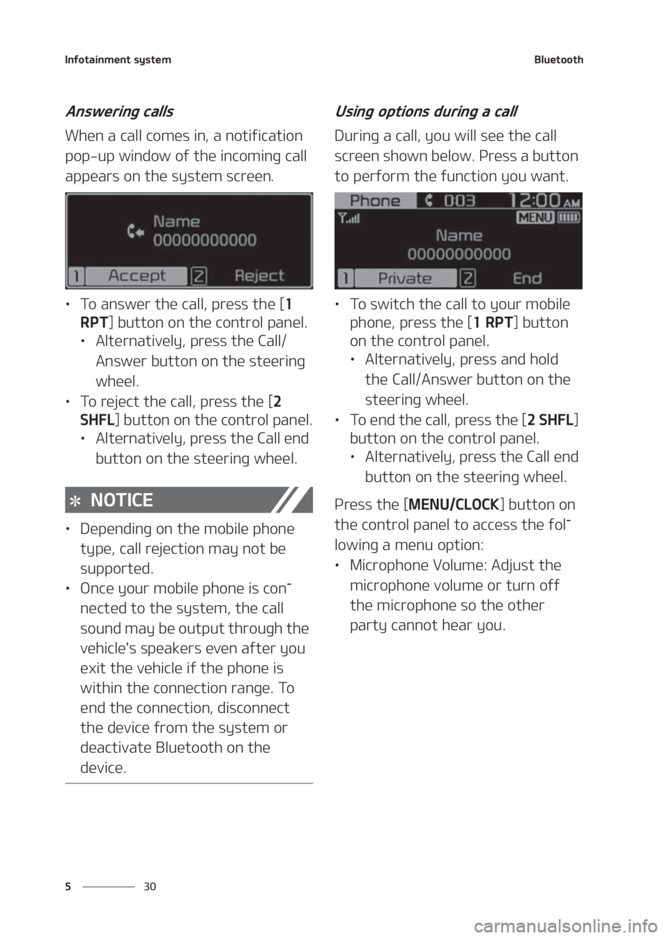KIA SELTOS 2020  Owners Manual �*�O�G�P�U�B�J�O�N�F�O�U��T�Z�T�U�F�N
�� �
�#�M�V�F�U�P�P�U�I
�"�O�T�X�F�S�J�O�H��D�B�M�M�T
�8�I�F�O��B��D�B�M�M��D�P�N�F�T��J�O�
��B��O�P�U�J�G�J�D�B�U�J�P�O�
�Q�P�Q��V�Q��X�J�O�E�P�X�