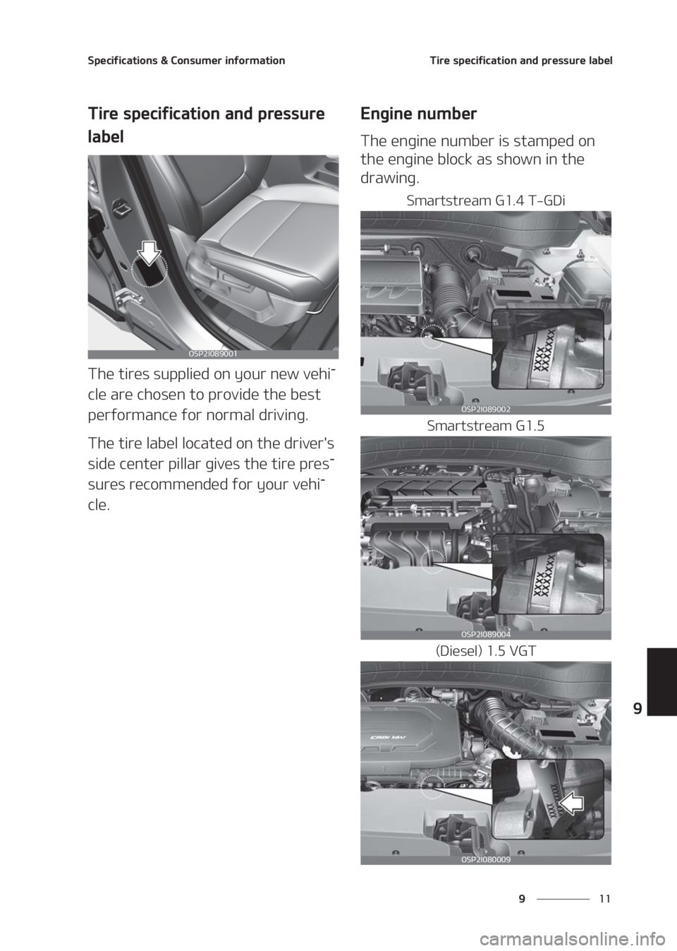 KIA SELTOS 2020  Owners Manual ��
�
�
�4�Q�F�D�J�G�J�D�B�U�J�P�O�T����$�P�O�T�V�N�F�S��J�O�G�P�S�N�B�U�J�P�O�5�J�S�F��T�Q�F�D�J�G�J�D�B�U�J�P�O��B�O�E��Q�S�F�T�T�V�S�F��M�B�C�F�M
�5�J�S�F��T�Q�F�D�J�G�J�D�B�U�J�P�O��B