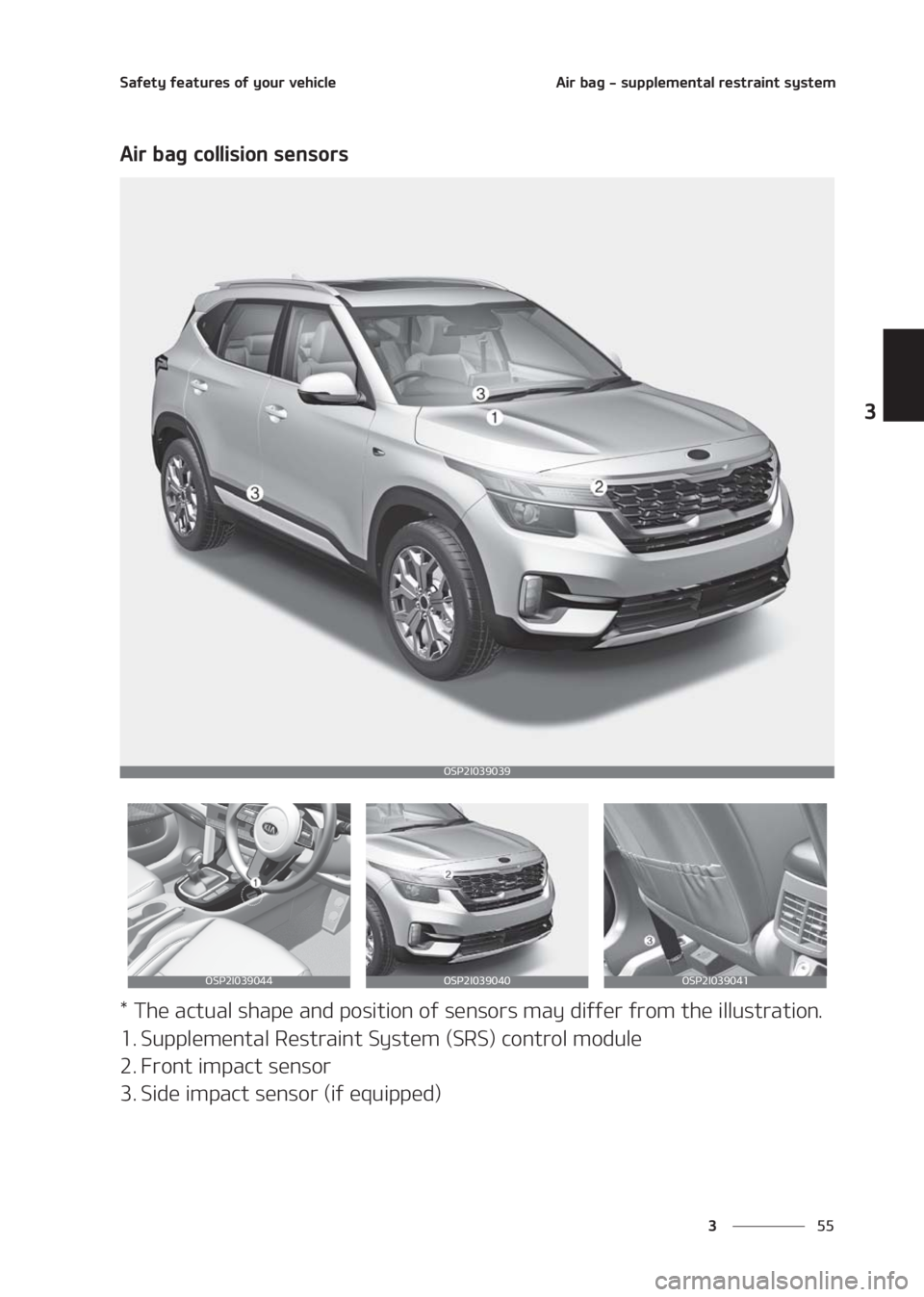 KIA SELTOS 2020  Owners Manual ��
�
�
�4�B�G�F�U�Z��G�F�B�U�V�S�F�T��P�G��Z�P�V�S��W�F�I�J�D�M�F�"�J�S��C�B�H����T�V�Q�Q�M�F�N�F�O�U�B�M��S�F�T�U�S�B�J�O�U��T�Z�T�U�F�N
�"�J�S��C�B�H��D�P�M�M�J�T�J�P�O��T�F�O�T�P�S