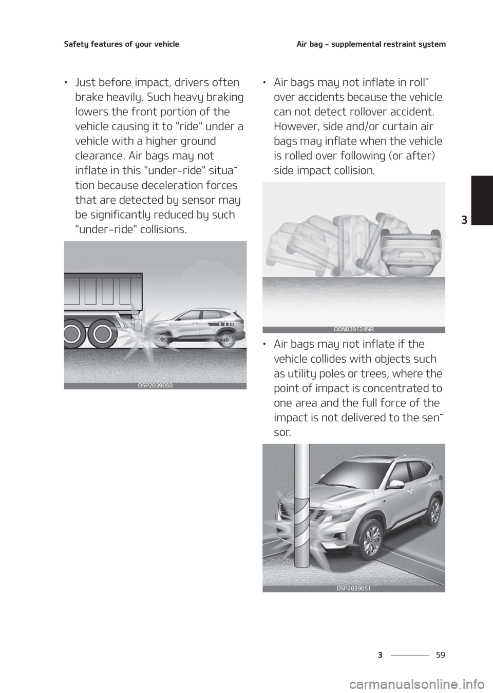 KIA SELTOS 2020  Owners Manual ��
�
�
�4�B�G�F�U�Z��G�F�B�U�V�S�F�T��P�G��Z�P�V�S��W�F�I�J�D�M�F�"�J�S��C�B�H����T�V�Q�Q�M�F�N�F�O�U�B�M��S�F�T�U�S�B�J�O�U��T�Z�T�U�F�N
LÜ�+�V�T�U��C�F�G�P�S�F��J�N�Q�B�D�U�
��E�S�