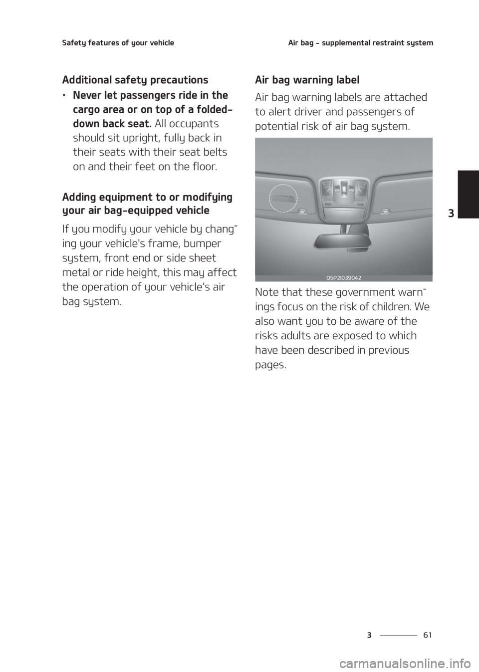 KIA SELTOS 2020  Owners Manual ��
�
�
�4�B�G�F�U�Z��G�F�B�U�V�S�F�T��P�G��Z�P�V�S��W�F�I�J�D�M�F�"�J�S��C�B�H����T�V�Q�Q�M�F�N�F�O�U�B�M��S�F�T�U�S�B�J�O�U��T�Z�T�U�F�N
�"�E�E�J�U�J�P�O�B�M��T�B�G�F�U�Z��Q�S�F�D�B�V