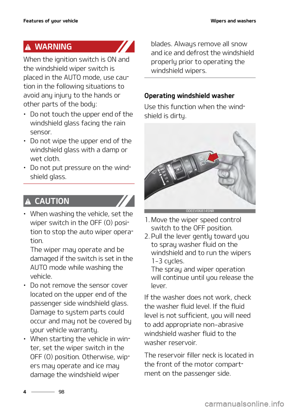 KIA SOUL 2020  Owners Manual ��F�B�U�V�S�F�T��P�G��Z�P�V�S��W�F�I�J�D�M�F
��
�
�8�J�Q�F�S�T��B�O�E��X�B�T�I�F�S�T� �
�8�" �3 �/ �* �/ �(
�8�I�F�O��U�I�F��J�H�O�J�U�J�P�O��T�X�J�U�D�I��J�T��0�/��B�O�E�
�U�I�F��X