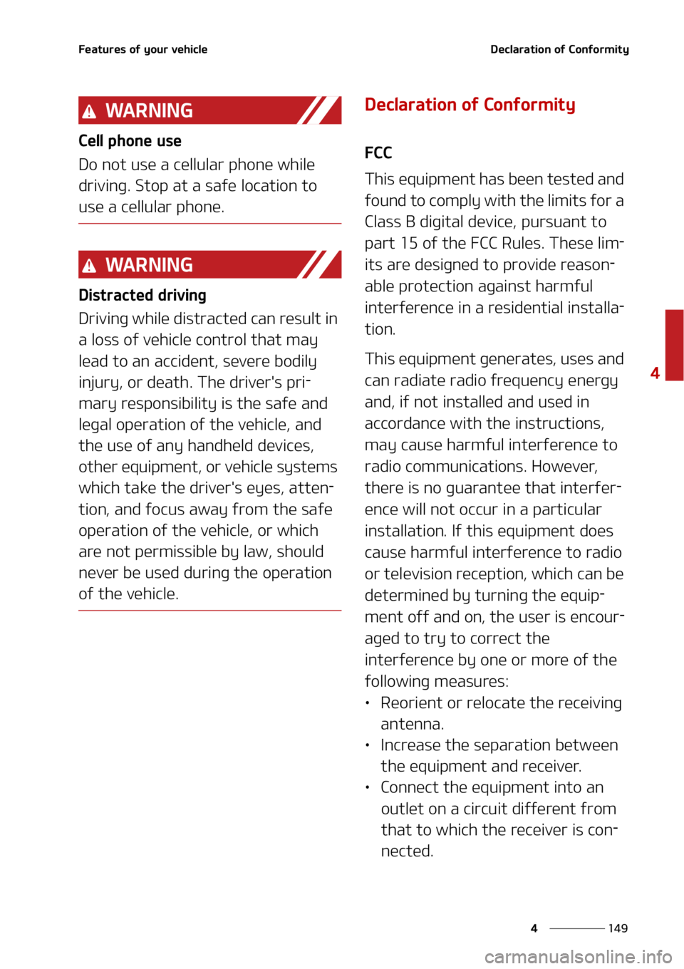 KIA SOUL 2020  Owners Manual ���
�
�
��F�B�U�V�S�F�T��P�G��Z�P�V�S��W�F�I�J�D�M�F�%�F�D�M�B�S�B�U�J�P�O��P�G��$�P�O�G�P�S�N�J�U�Z��
�8�" �3 �/ �* �/ �(
�$�F�M�M��Q�I�P�O�F��V�T�F
�%�P��O�P�U��V�T�F��B��D�F�M�M�