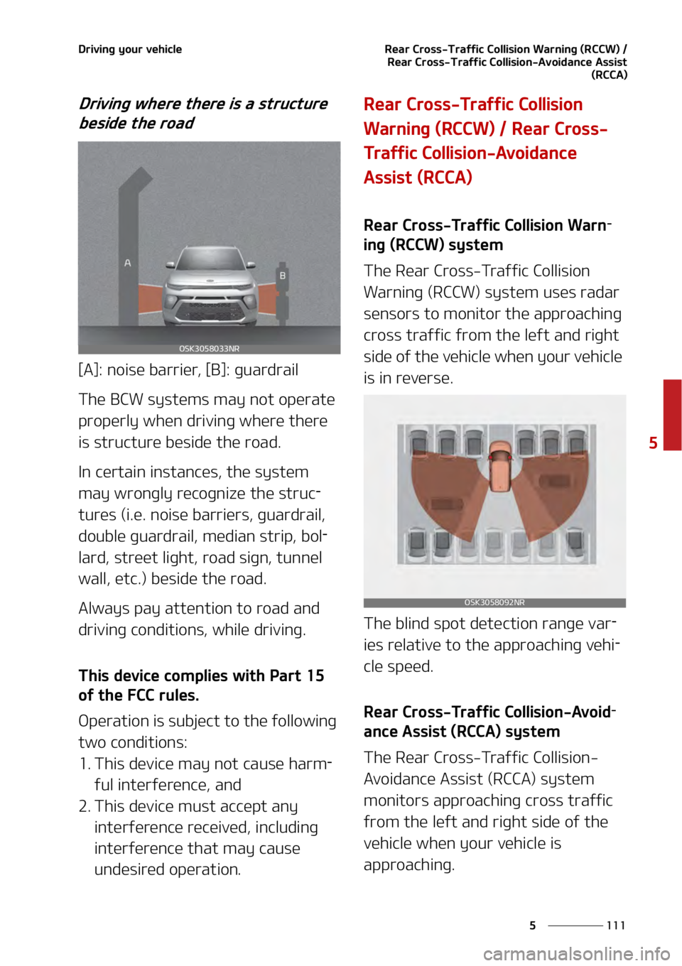 KIA SOUL 2020  Owners Manual ���
�
�
�%�S�J�W�J�O�H��Z�P�V�S��W�F�I�J�D�M�F�3�F�B�S��$�S�P�T�T��5�S�B�G�G�J�D��$�P�M�M�J�T�J�P�O��8�B�S�O�J�O�H��	�3�$�$�8�
�������
�3�F�B�S��$�S�P�T�T��5�S�B�G�G�J�D��$�P�M�M