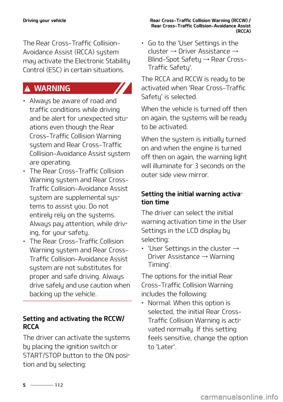 KIA SOUL 2020  Owners Manual �%�S�J�W�J�O�H��Z�P�V�S��W�F�I�J�D�M�F
���
�
�3�F�B�S��$�S�P�T�T��5�S�B�G�G�J�D��$�P�M�M�J�T�J�P�O��8�B�S�O�J�O�H��	�3�$�$�8�
�� �����
�3�F�B�S��$�S�P�T�T��5�S�B�G�G�J�D��$�P�M�M�