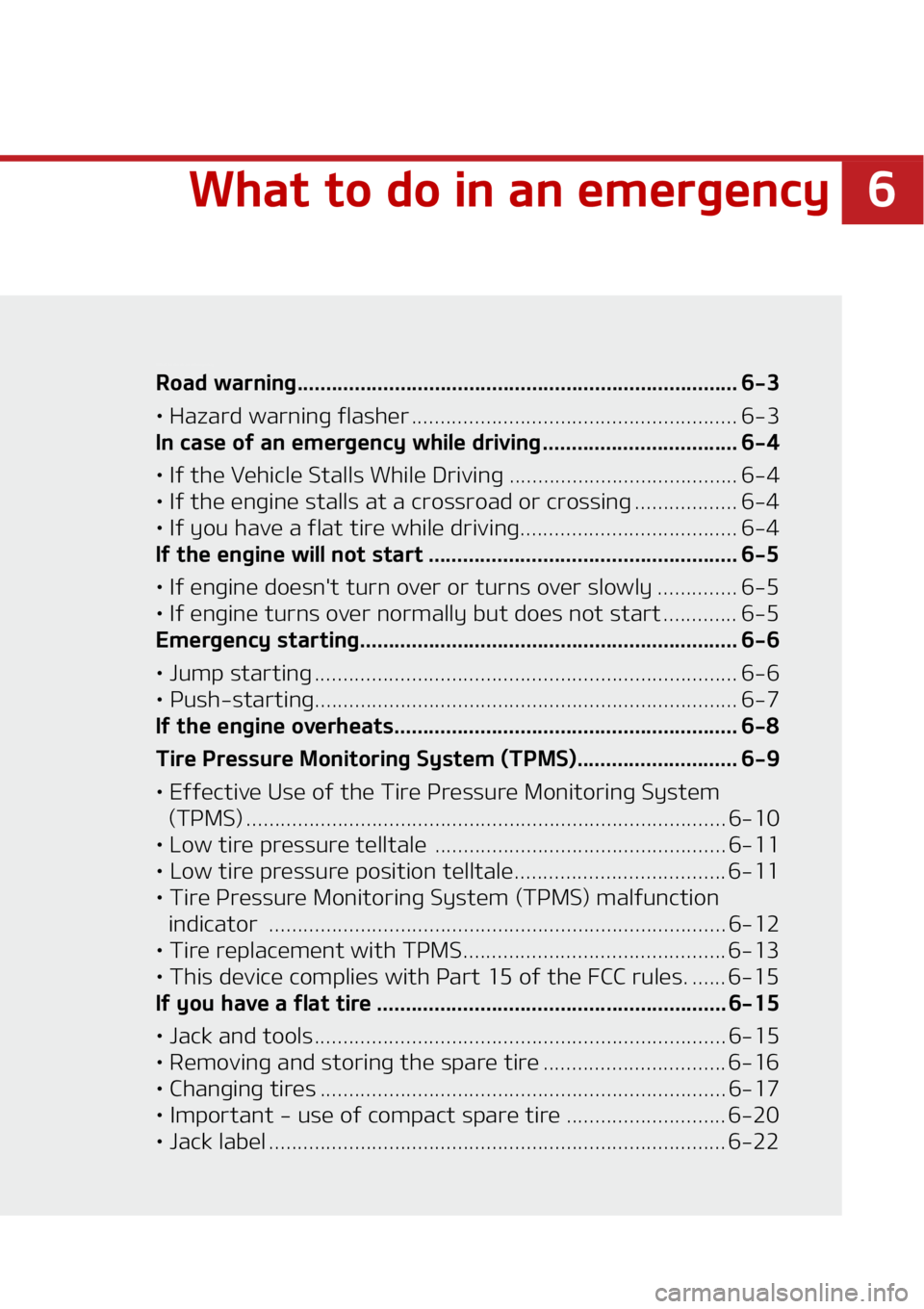 KIA SOUL 2020  Owners Manual �
�8�I�B�U��U�P��E�P��J�O��B�O��F�N�F�S�H�F�O�D�Z� ����
�8�I�B�U��U�P��E�P��J�O��B�O��F�N�F�S�H�F�O�D�Z
�3�P�B�E��X�B�S�O�J�O�H����������������������������