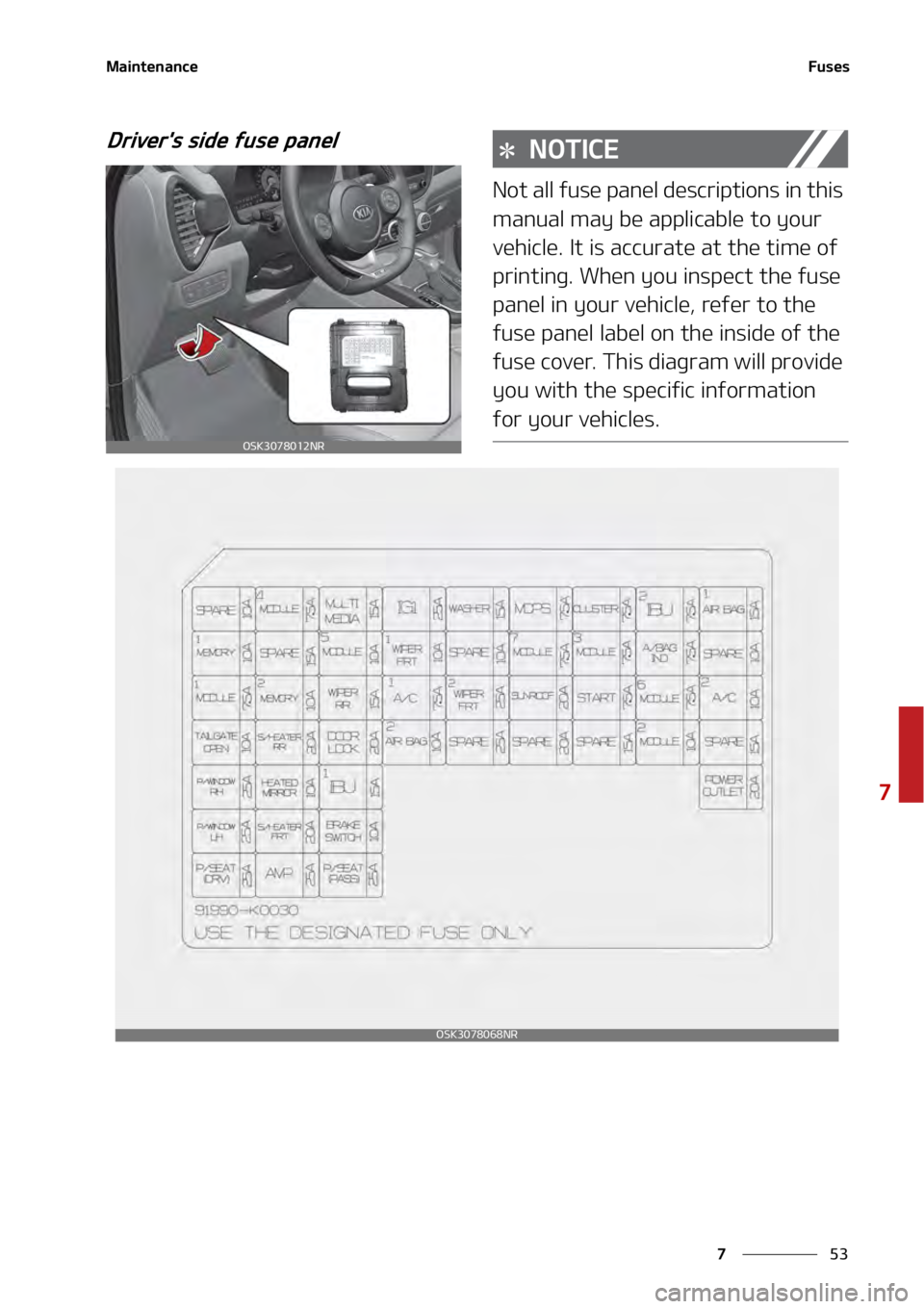 KIA SOUL 2020  Owners Manual ��
�
�
�.�B�J�O�U�F�O�B�O�D�F��V�T�F�T
�%�S�J�W�F�S��T��T�J�E�F��G�V�T�F��Q�B�O�F�M�/�0�5�*�$�&
�/�P�U��B�M�M��G�V�T�F��Q�B�O�F�M��E�F�T�D�S�J�Q�U�J�P�O�T��J�O��U�I�J�T�
�N�B�O�V�B�M�