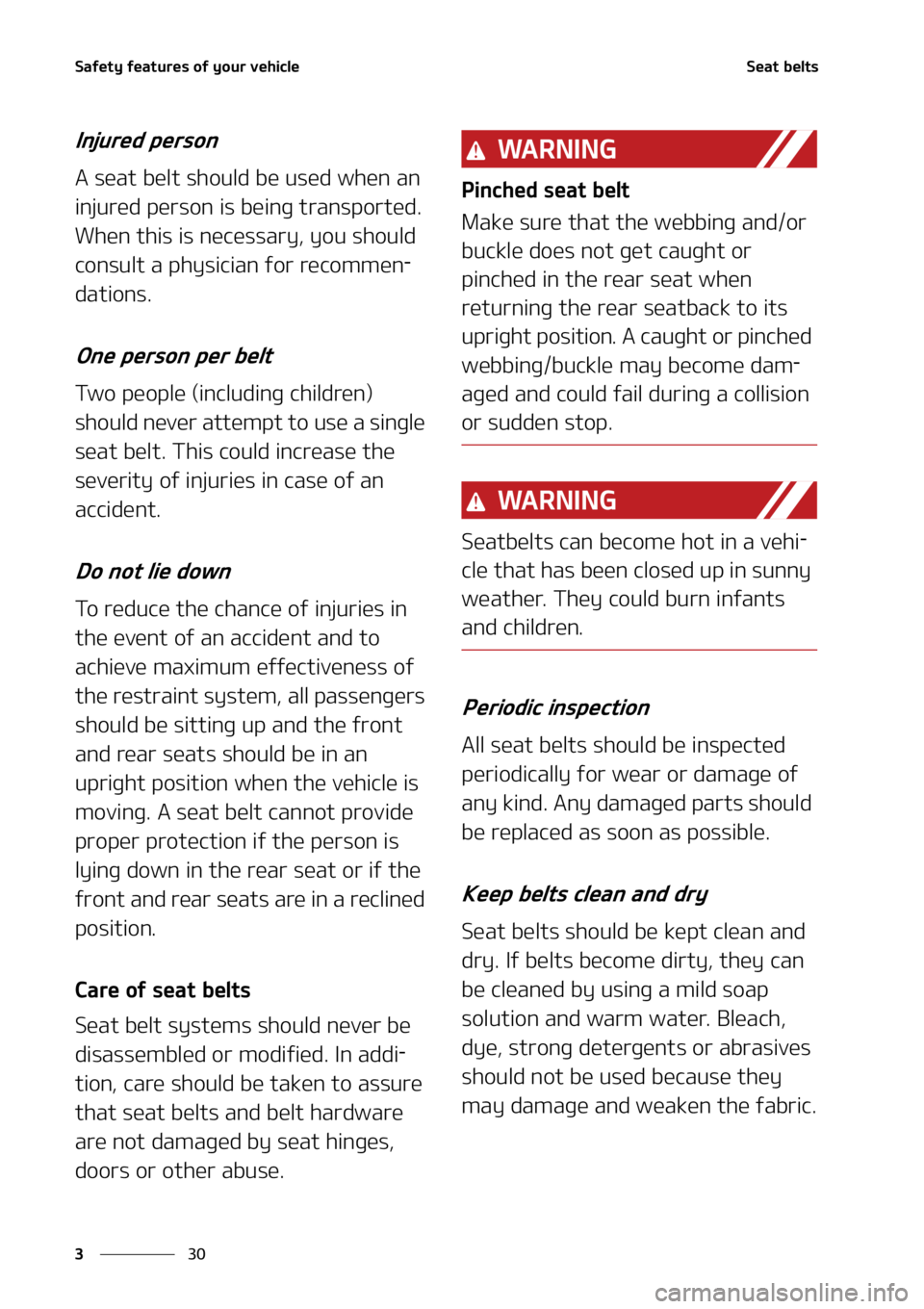 KIA SOUL 2020  Owners Manual �4�B�G�F�U�Z��G�F�B�U�V�S�F�T��P�G��Z�P�V�S��W�F�I�J�D�M�F
��
�
�4�F�B�U��C�F�M�U�T�
�*�O�K�V�S�F�E��Q�F�S�T�P�O
�"��T�F�B�U��C�F�M�U��T�I�P�V�M�E��C�F��V�T�F�E��X�I�F�O��B�O�
�J�O�K
