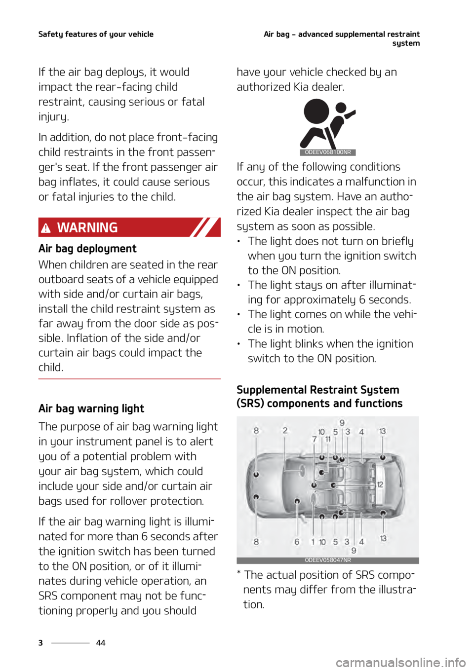 KIA SOUL 2020  Owners Manual �4�B�G�F�U�Z��G�F�B�U�V�S�F�T��P�G��Z�P�V�S��W�F�I�J�D�M�F
��
�
�"�J�S��C�B�H����B�E�W�B�O�D�F�E��T�V�Q�Q�M�F�N�F�O�U�B�M��S�F�T�U�S�B�J�O�U �����
�T�Z�T�U�F�N
�*�G��U�I�F��B�J�S�
