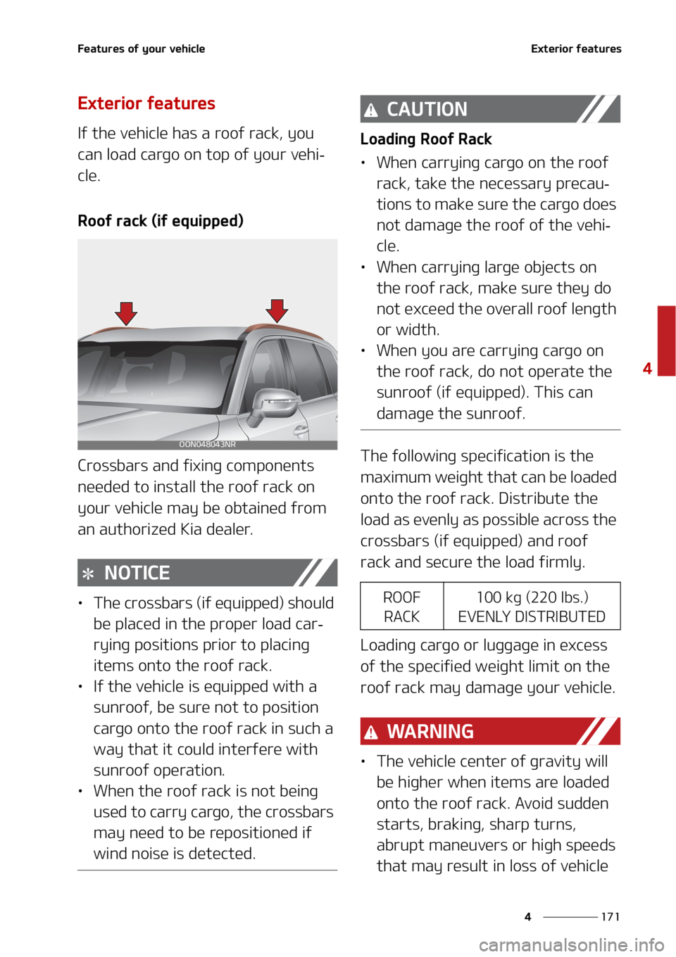 KIA TELLURIDE 2020  Owners Manual ���
�
�
��F�B�U�V�S�F�T��P�G��Z�P�V�S��W�F�I�J�D�M�F�&�Y�U�F�S�J�P�S��G�F�B�U�V�S�F�T
�&�Y�U�F�S�J�P�S��G�F�B�U�V�S�F�T
�*�G��U�I�F��W�F�I�J�D�M�F��I�B�T��B��S�P�P�G��S�B�D�L�
��Z�P�