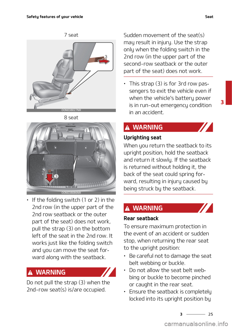 KIA TELLURIDE 2020  Owners Manual ��
�
�
�4�B�G�F�U�Z��G�F�B�U�V�S�F�T��P�G��Z�P�V�S��W�F�I�J�D�M�F�4�F�B�U
���T�F�B�U
���T�F�B�U
•�*�G��U�I�F��G�P�M�E�J�O�H��T�X�J�U�D�I��	���P�S���
��J�O��U�I�F�
��O�E��S�P