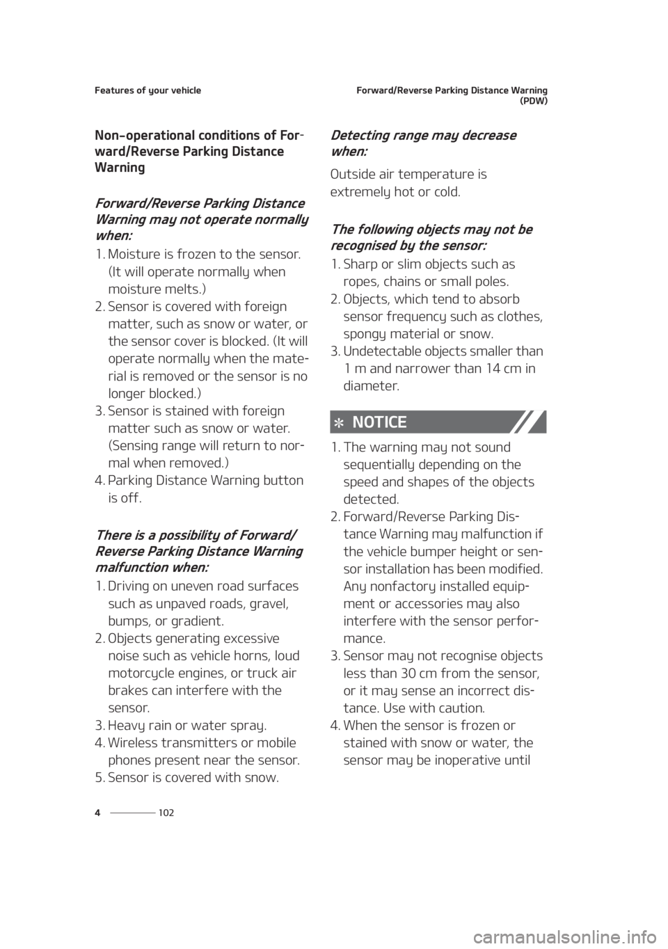 KIA SEDONA 2021  Owners Manual ��F�B�U�V�S�F�T��P�G��Z�P�V�S��W�F�I�J�D�M�F
��� �
��P�S�X�B�S�E��3�F�W�F�S�T�F��1�B�S�L�J�O�H��%�J�T�U�B�O�D�F��8�B�S�O�J�O�H
�	�1�%�8�

�/�P�O��P�Q�F�S�B�U�J�P�O�B�M��D�P�O�E�J�U�J�P�