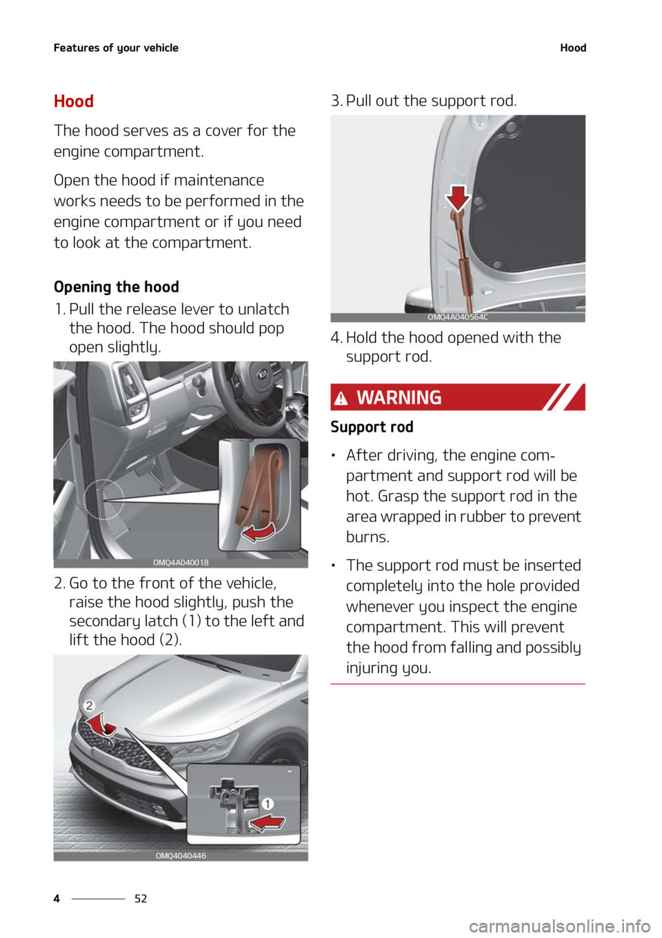 KIA SORENTO 2020  Owners Manual ��F�B�U�V�S�F�T��P�G��Z�P�V�S��W�F�I�J�D�M�F
��
�
�)�P�P�E
�)�P�P�E
�5�I�F��I�P�P�E��T�F�S�W�F�T��B�T��B��D�P�W�F�S��G�P�S��U�I�F�
�F�O�H�J�O�F��D�P�N�Q�B�S�U�N�F�O�U�
�0�Q�F�O��U�I�