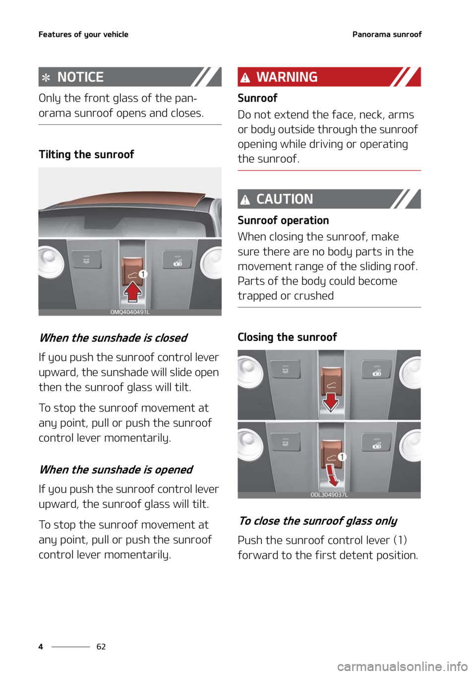 KIA SORENTO 2020  Owners Manual ��F�B�U�V�S�F�T��P�G��Z�P�V�S��W�F�I�J�D�M�F
��
�
�1�B�O�P�S�B�N�B��T�V�O�S�P�P�G
�/�0�5�*�$�&
�0�O�M�Z��U�I�F��G�S�P�O�U��H�M�B�T�T��P�G��U�I�F��Q�B�O-
�P�S�B�N�B��T�V�O�S�P�P�G��P�Q�