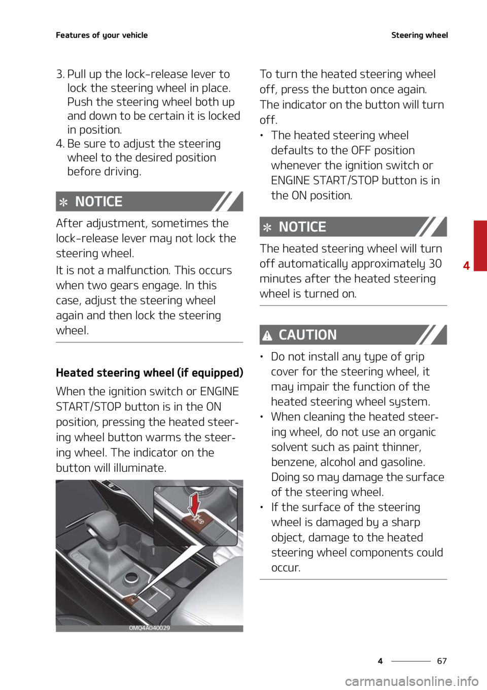 KIA SORENTO 2020  Owners Manual ��
�
�
��F�B�U�V�S�F�T��P�G��Z�P�V�S��W�F�I�J�D�M�F�4�U�F�F�S�J�O�H��X�I�F�F�M
�� �1�V�M�M��V�Q��U�I�F��M�P�D�L��S�F�M�F�B�T�F��M�F�W�F�S��U�P��M�P�D�L��U�I�F��T�U�F�F�S�J�O�H��X�