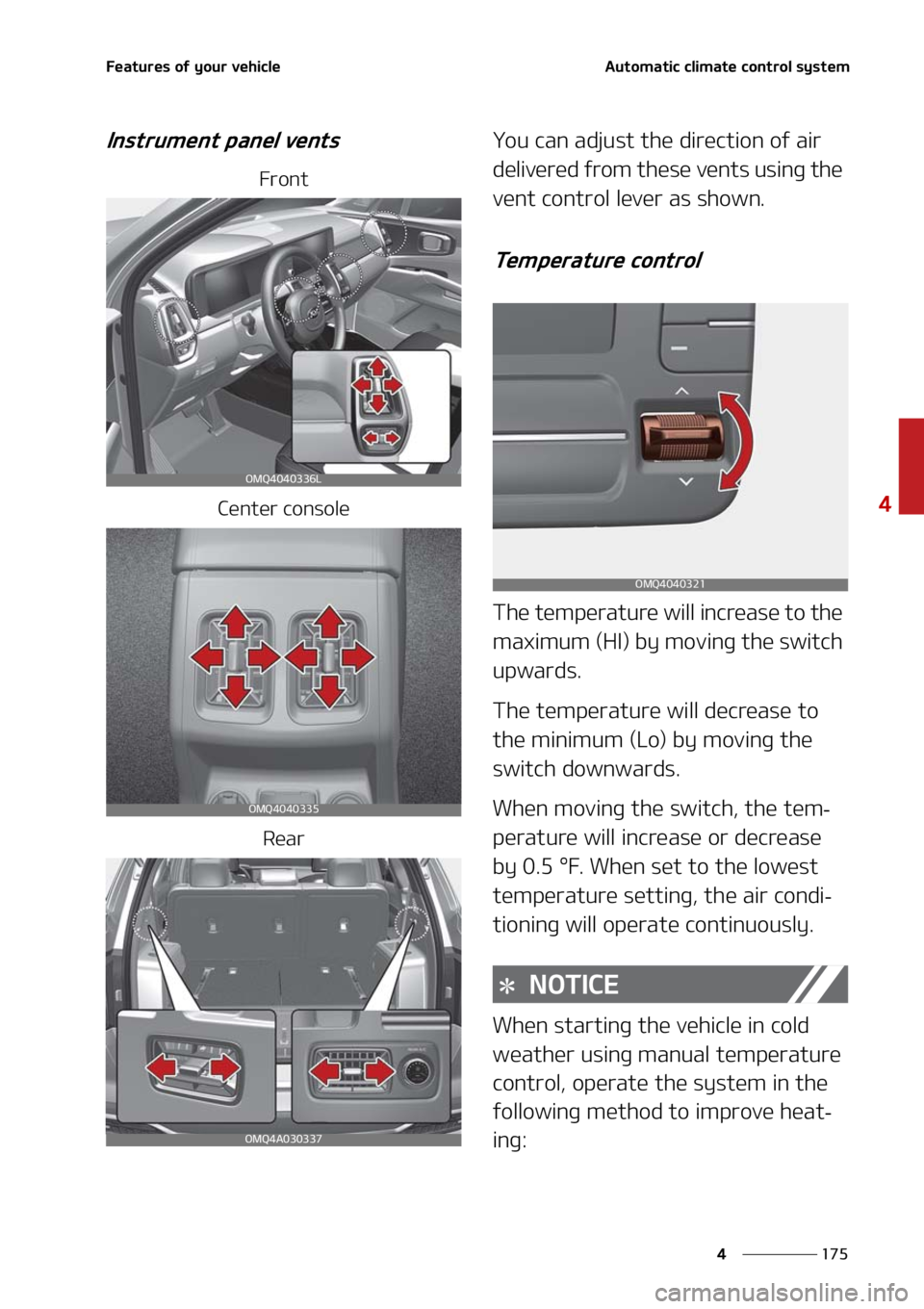 KIA SORENTO 2020  Owners Manual ���
�
�
��F�B�U�V�S�F�T��P�G��Z�P�V�S��W�F�I�J�D�M�F�"�V�U�P�N�B�U�J�D��D�M�J�N�B�U�F��D�P�O�U�S�P�M��T�Z�T�U�F�N
�*�O�T�U�S�V�N�F�O�U��Q�B�O�F�M��W�F�O�U�T
��S�P�O�U
�$�F�O�U�F�S��D�P