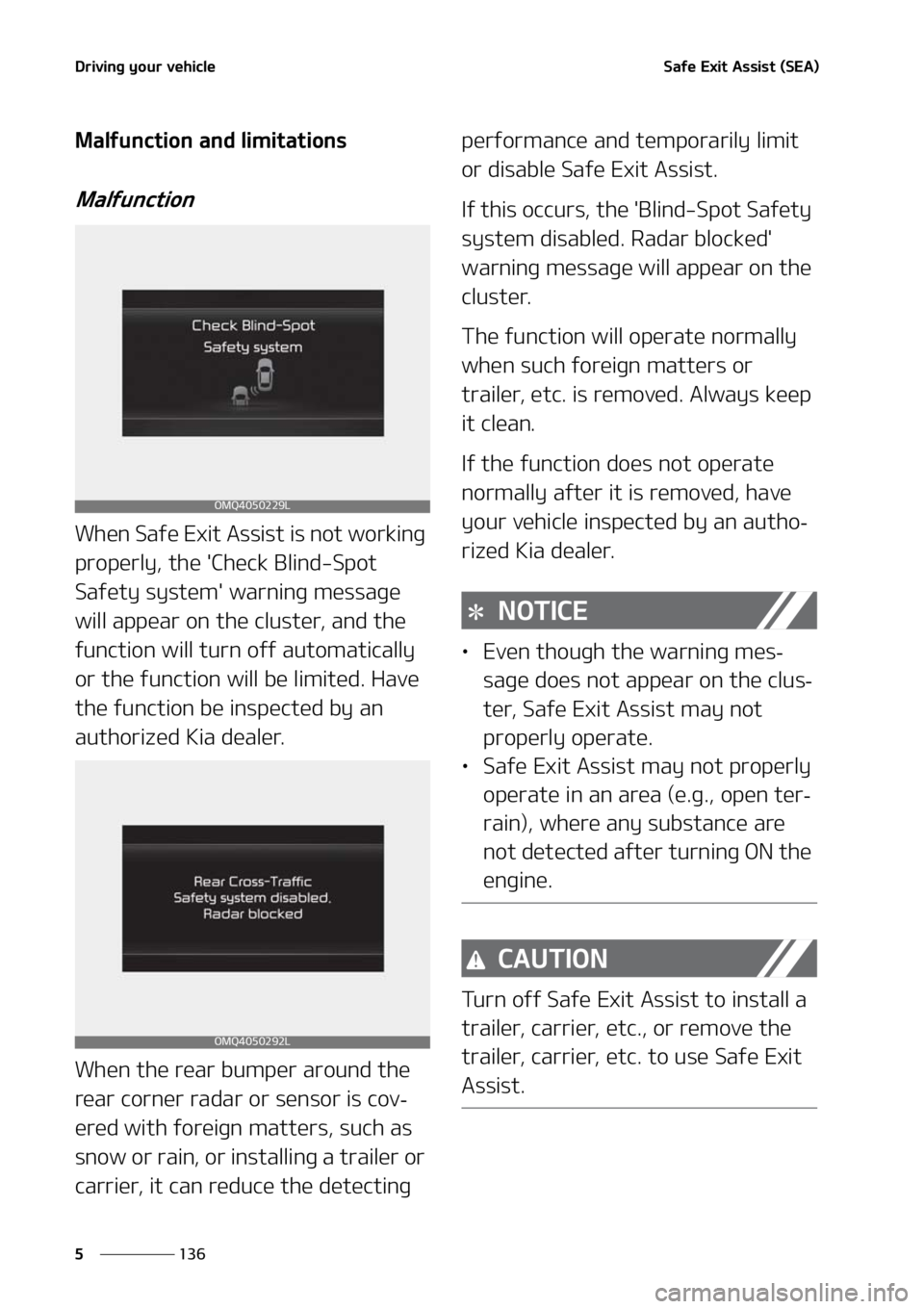 KIA SORENTO 2020  Owners Manual �%�S�J�W�J�O�H��Z�P�V�S��W�F�I�J�D�M�F
���
�
�4�B�G�F��&�Y�J�U��"�T�T�J�T�U��	�4�&�"�

�.�B�M�G�V�O�D�U�J�P�O��B�O�E��M�J�N�J�U�B�U�J�P�O�T
�.�B�M�G�V�O�D�U�J�P�O
�8�I�F�O��4�B�G�F��&�Y�J