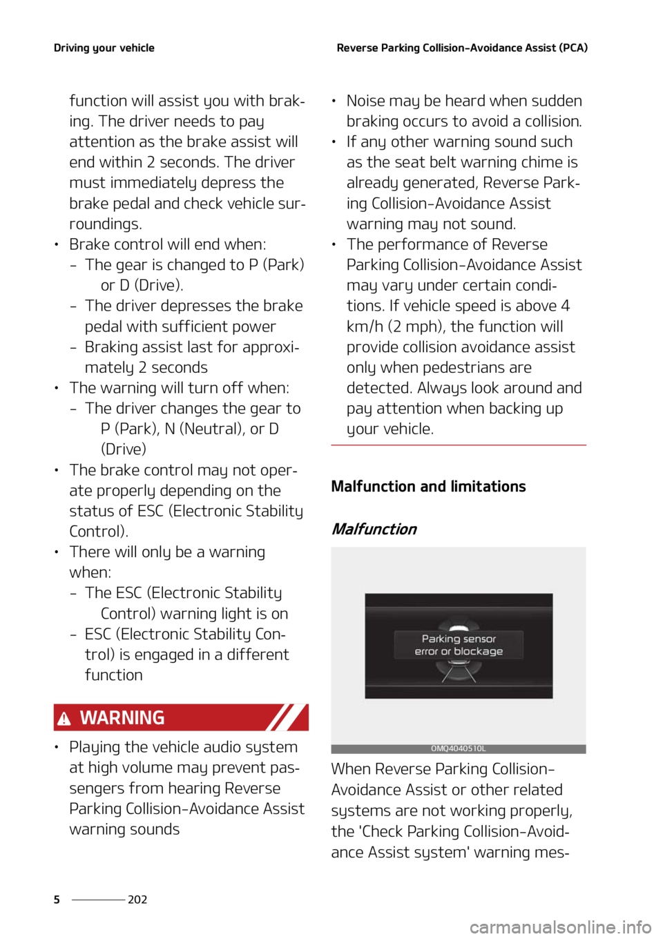 KIA SORENTO 2020  Owners Manual �%�S�J�W�J�O�H��Z�P�V�S��W�F�I�J�D�M�F
���
�
�3�F�W�F�S�T�F��1�B�S�L�J�O�H��$�P�M�M�J�T�J�P�O��"�W�P�J�E�B�O�D�F��"�T�T�J�T�U��	�1�$�"�

�G�V�O�D�U�J�P�O��X�J�M�M��B�T�T�J�T�U��Z�P�V��X