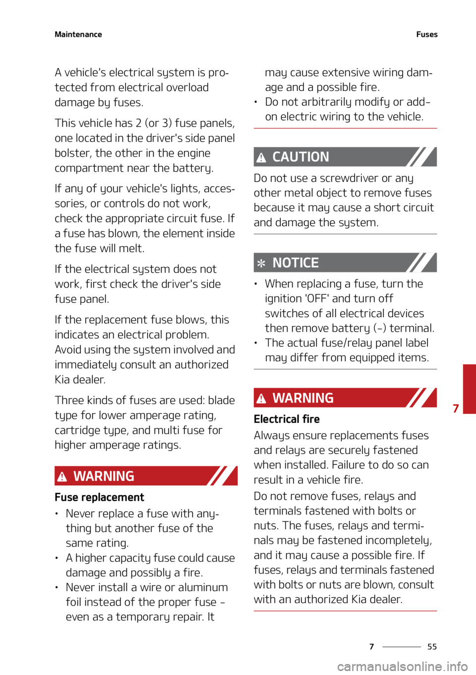 KIA SORENTO 2020  Owners Manual ��
�
�
�.�B�J�O�U�F�O�B�O�D�F��V�T�F�T
�"��W�F�I�J�D�M�F��T��F�M�F�D�U�S�J�D�B�M��T�Z�T�U�F�N��J�T��Q�S�P-
�U�F�D�U�F�E��G�S�P�N��F�M�F�D�U�S�J�D�B�M��P�W�F�S�M�P�B�E�
�E�B�N�B�H�F��C�