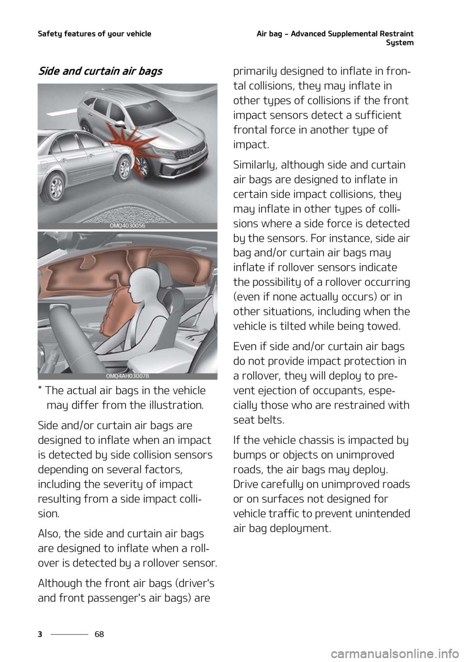 KIA SORENTO 2020  Owners Manual �4�B�G�F�U�Z��G�F�B�U�V�S�F�T��P�G��Z�P�V�S��W�F�I�J�D�M�F
��
�
�"�J�S��C�B�H����"�E�W�B�O�D�F�E��4�V�Q�Q�M�F�N�F�O�U�B�M��3�F�T�U�S�B�J�O�U
�4�Z�T�U�F�N
�4�J�E�F��B�O�E��D�V�S�U�B�J�O�