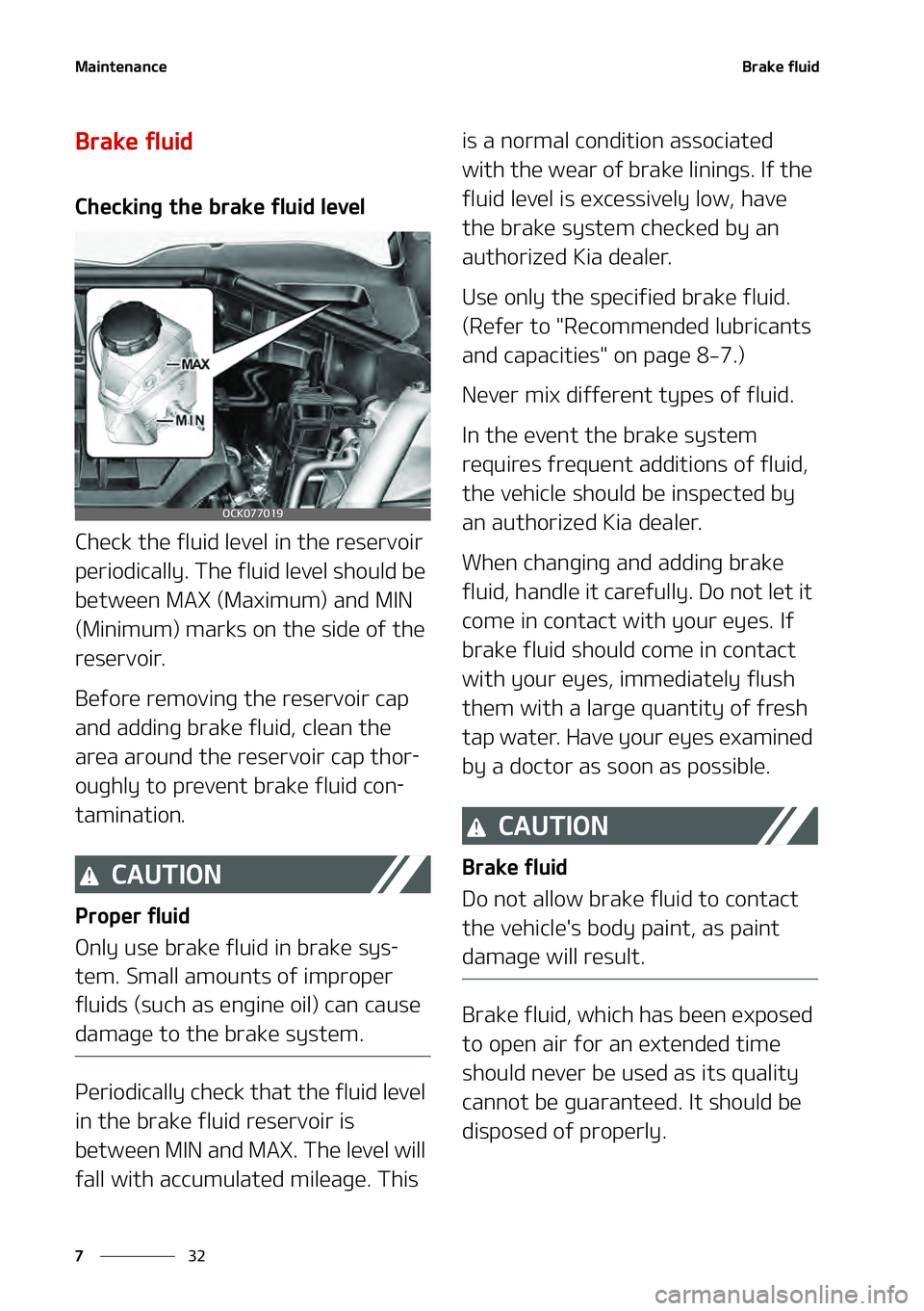 KIA STINGER 2022  Owners Manual �.�B�J�O�U�F�O�B�O�D�F
��
�
�# �S�B�L �F��G �M�V �J�E
�# �S�B�L �F��G �M�V �J�E
�$�I�F�D�L �J�O�H��U�I�F� �C�S�B�L �F��G �M�V �J�E� �M�F�W�F�M
�$�I�F�D�L��U�I�F��G�M�V�J�E��M�F�W�F �M��J�